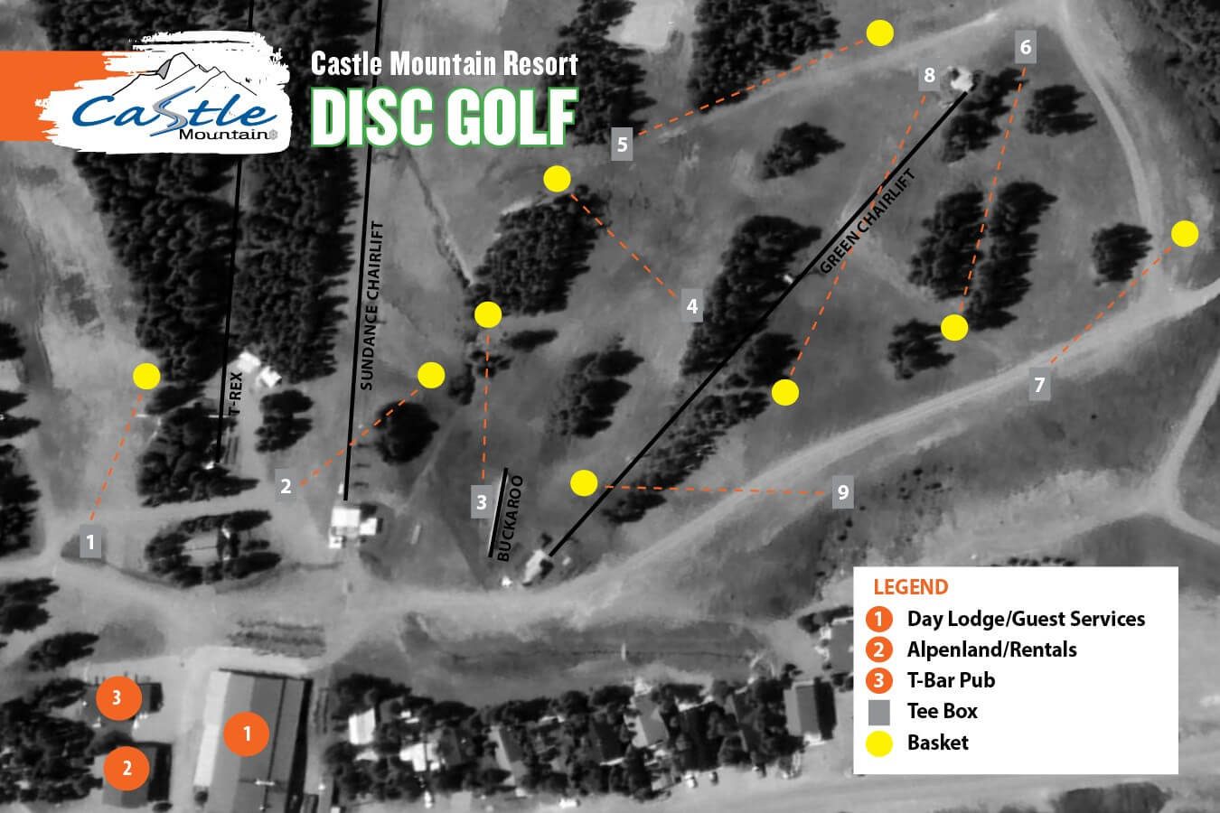 Disc Golf Course Map