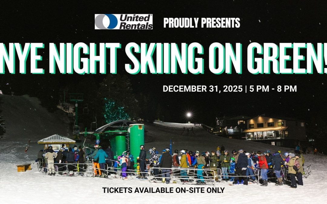UNITED RENTALS NIGHT SKIING ON GREEN