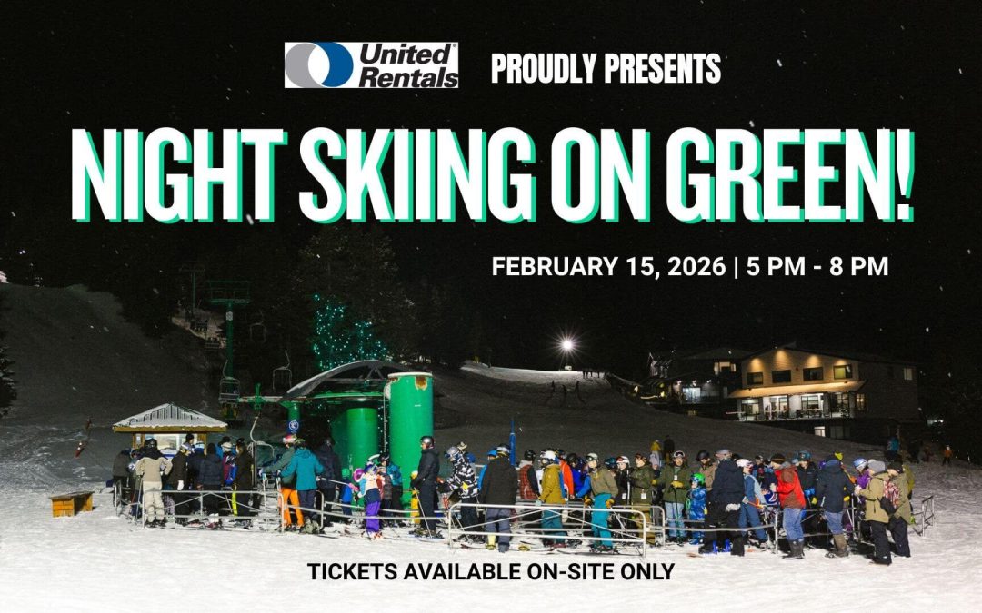 UNITED RENTALS NIGHT SKIING ON GREEN