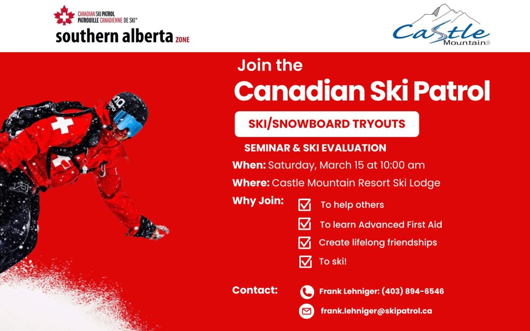 CANADIAN SKI PATROL SKI/SNOWBOARD TRYOUTS